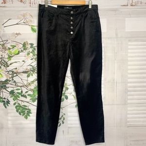 New 7 For All Mankind High Waist Velvet Ankle Skin